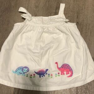 Cute little dress Gymboree 18-24 months with dinosaur embroidery